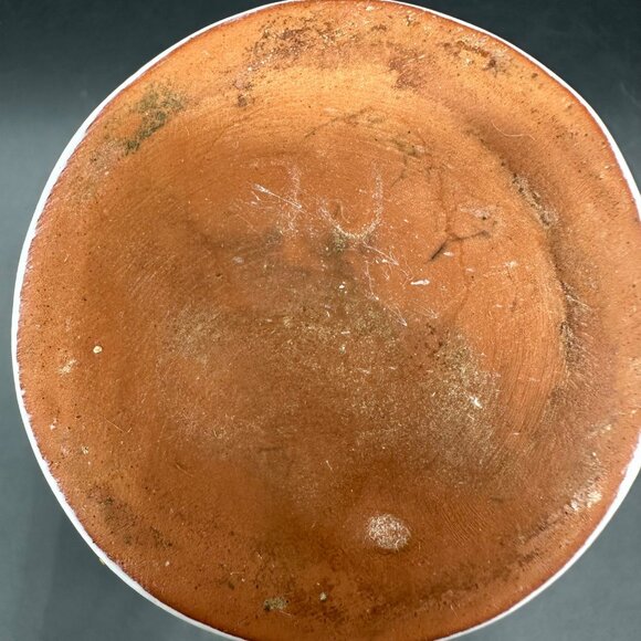 Vintage Frankoma Pottery Creamer Pitcher  7J Aztec Mayan White Serving Tableware - Picture 8 of 11